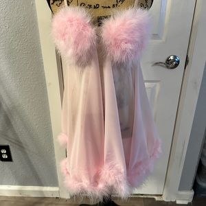 Fembot Baby Doll Sheer Costume with Hook & Eye Back Closure Size: Small